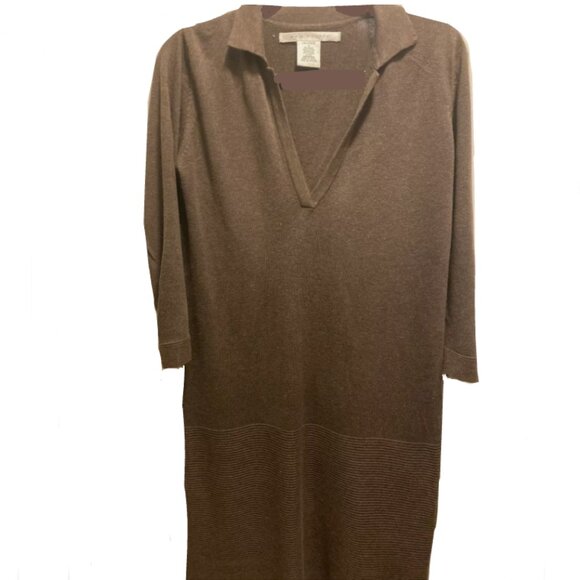 Brand New MAX STUDIO Brown Knit Dress - Picture 1 of 9
